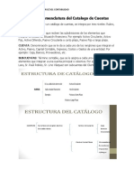 Estructura y Nomenclatura Del Catalogo de Cuentas