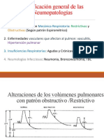 Clasificación General de Las Neumopatologías