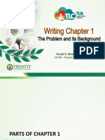 Writing Chapter 1: The Problem and Its Background