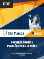 QUE QUE: Primeros Auxilios Psicológicos en La Niñez