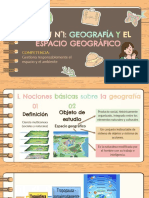 Sesión N°1 - Geografía y El Espacio Geográfico