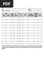 Annex D - Attendance Sheet Barangay Assembly Day