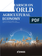 Research On World Agricultural Economy - Vol.4, Iss.1 March 2023