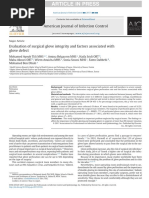 Evaluation of Surgical Glove Integrity and Factors Associated With Glove Defect