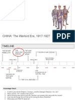 CHINA: The Warlord Era, 1917-1927