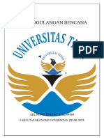 Penanggulangan Bencana: ADI NUR HIDAYAT 2220104069 Fakultas Ekonomi Universitas Tidar 2023