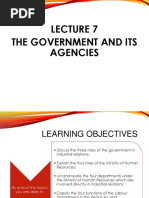 The Government and Its Agencies