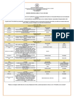 Agenda Semanal Abril 17 Al 21 de 2023