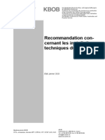 KBOB Empfehlung Gebäudetechnik Endfassung 2020 D