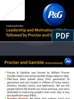 Leadership and Motivational Styles Followed by Procter and Gamble