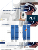 An Organization Framework Management of IS/IT: For Strategic