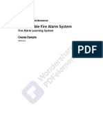 Addressable Fire Alarm System - Course Sample - 8093123-8093125