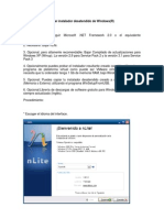 Manual Nlite para Crear Instal Ad or Dido de Windows