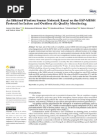 An Efficient Wireless Sensor Network Based On The ESP-MESH Protocol For Indoor and Outdoor Air Quality Monitoring