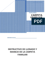 Carpeta Familiar: Instructivo