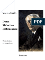 Deux Mélodies Hébraïques: Maurice RAVEL