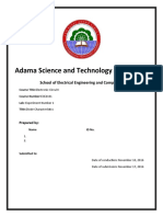 Lab 1 - Diode Chraceristcs