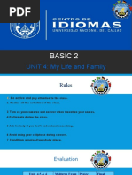 UNIT 4: My Life and Family: Basic 2