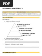 Actividades Alimentación Salidable 4 Absico