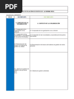 Matriz de Relación de La Norma Hseq