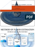 Method of Flood Estimation: Kursus Hydrological Data Management, Analysis and Design