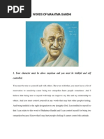 Mahatma Gandhi