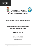 Universidad Andina Néstor Cáceres Velásquez: Facultad de Ciencias Administrativas