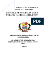 Criminologia 2023