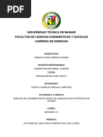 Análisis Del Régimen Disciplinario de Abogados en Patrocinio de Causas