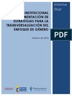 Propuesta Transversalizacion Genero