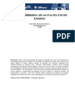 Ensino Híbrido - Duas Faces Um Só