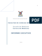 Informe Autoevaluación Acreditación 2010 Medicina USACH