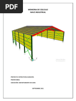 Modelo de Memoria de Calculo de Estructuras Metalicas