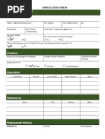 Canico Builders Applicatin Form