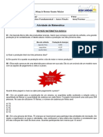 Revisão Matemática Básica - 8 Ano C