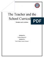 The Teacher and The School Curriculum