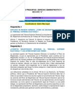 Unificación de Preguntas / Derecho Administrativo Ii / Sección "A"