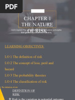 Chapter 1 Nature of Risk