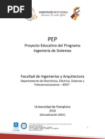 Proyecto Educativo Del Programa Ingeniería de Sistemas