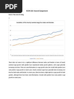 ECON 102: Second Assignment: Part A: The Cost of Living