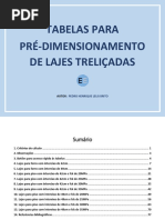 Tabelas Lajes Treliçadas