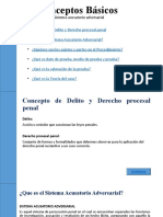 Conceptos Básicos: Sistema Acusatorio Adversarial