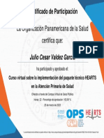 Curso Virtual Sobre La Implementación Del Paquete T La Atención Primaria de Salud-Certificado Del Curso (Tipo A) 2879375