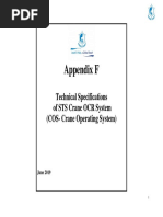 Apppendix F Technical Spesifiction of STS Crane OCR Automation System 10