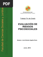 Evaluación de Riesgos Psicosociales: Trabajo Fin de Grado