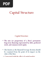 Capital Structure Theories - Optimal Capital Structure 1