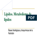 L Í Pidos. Metabolismo de L Í Pidos