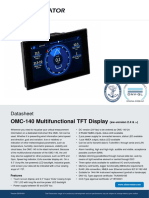 Datasheet OMC 140 Multifunctional TFT Display V20192011