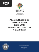 Plan Estratègico Institucional 21-25 MSyD.