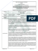 Informe Programa de Formación Complementaria Emprendimiento en Elaboracion de Accesorios Artesanales.